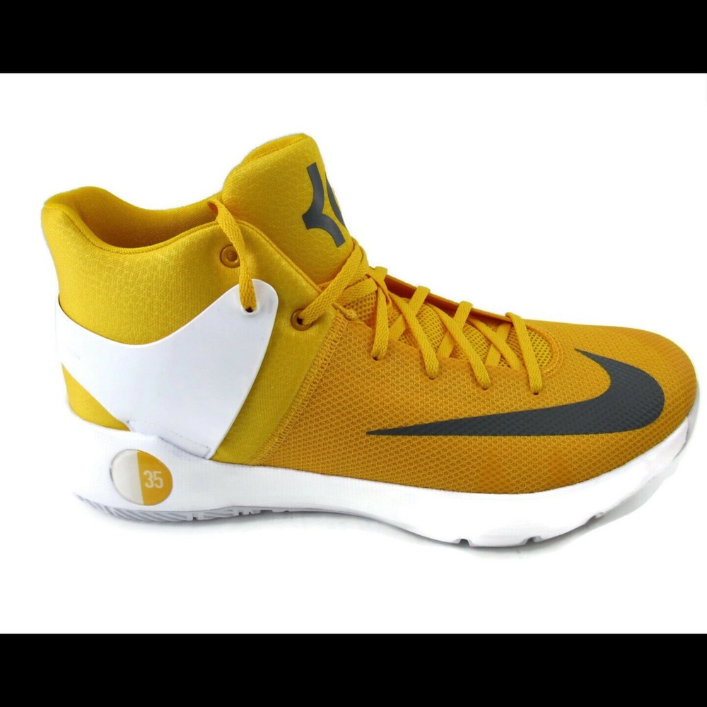 Nike KD Trey 5 IV Yellow Basketball Shoes (NWOT) - Picture 4 of 11